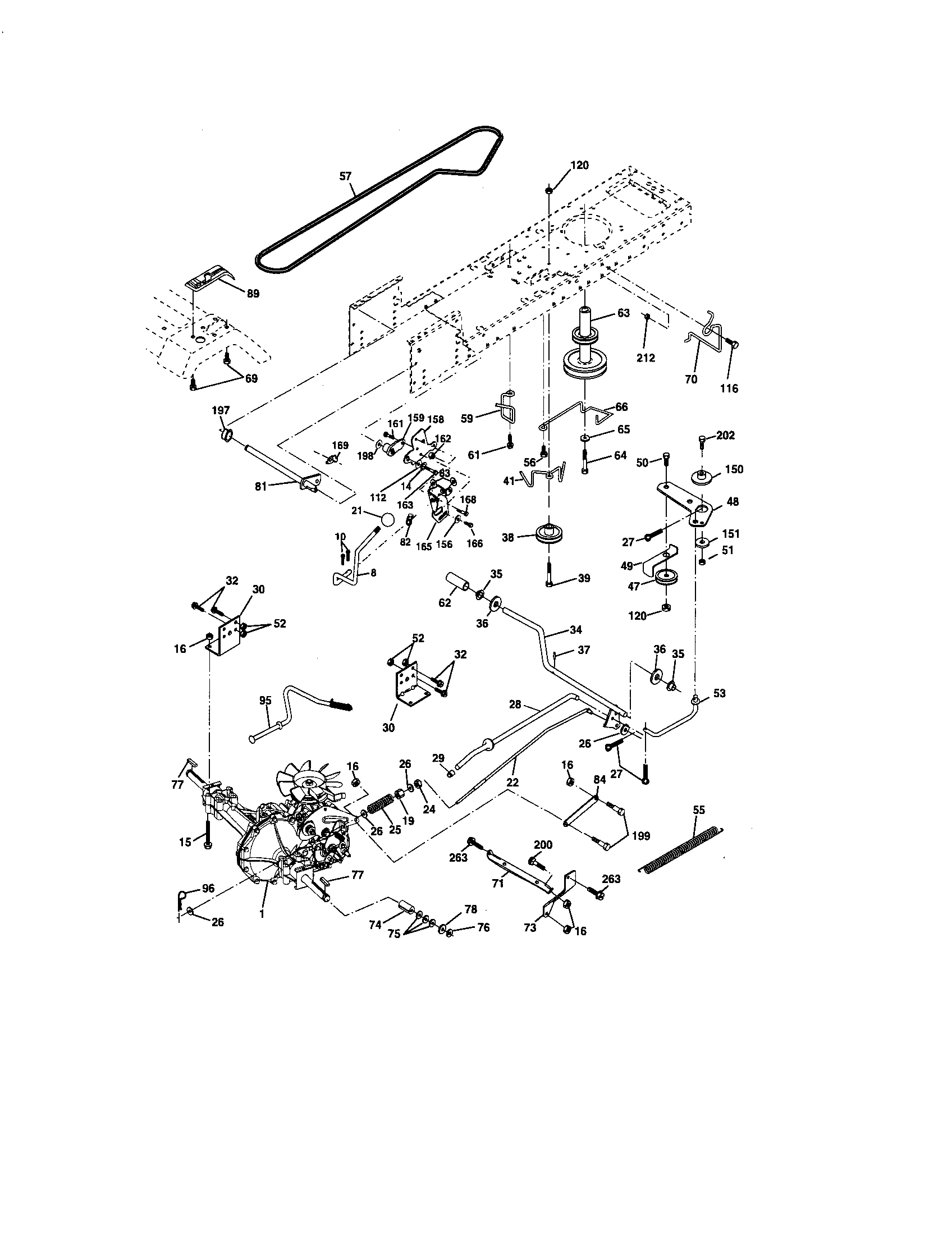Craftsman 917275821 ground drive diagram