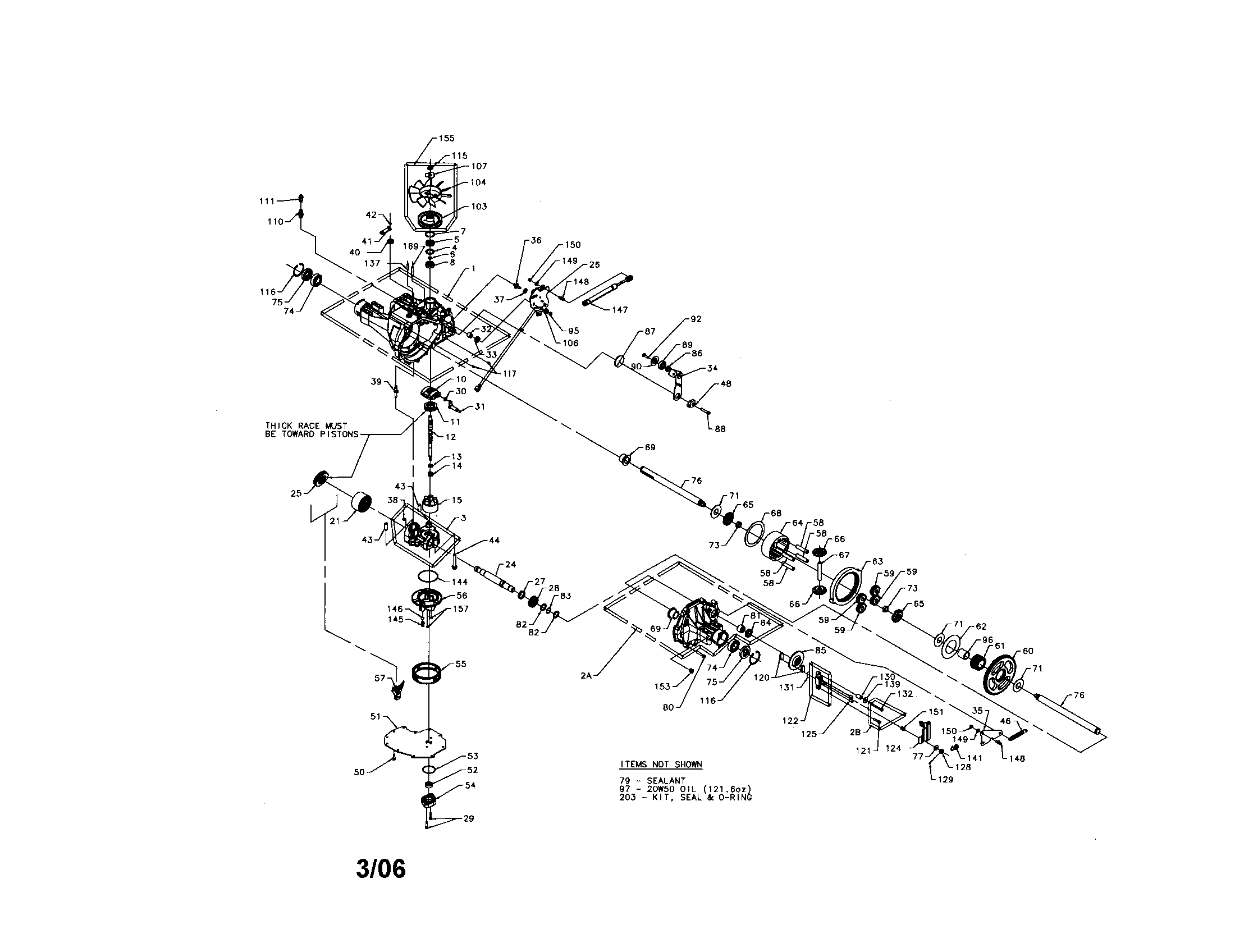 Craftsman 917347-3000 transaxle diagram
