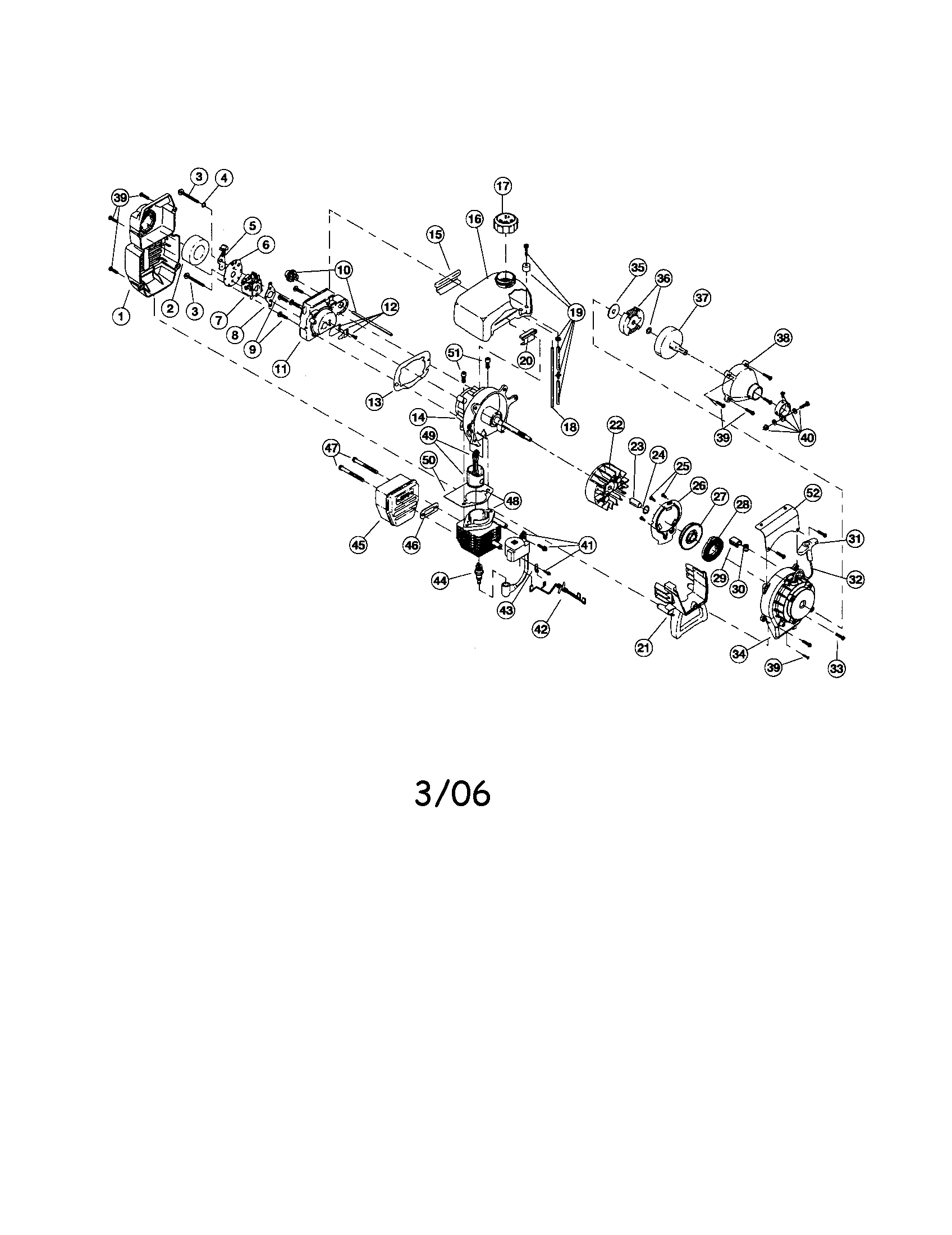 Craftsman 316292620 engine parts diagram