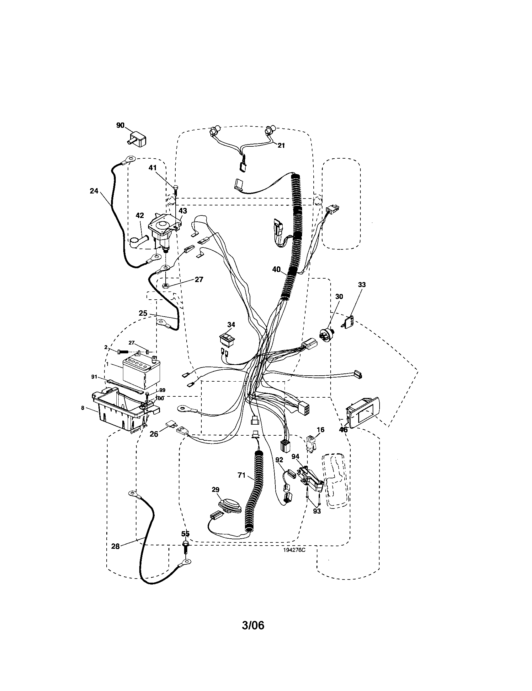 Craftsman 917276600 electrical diagram
