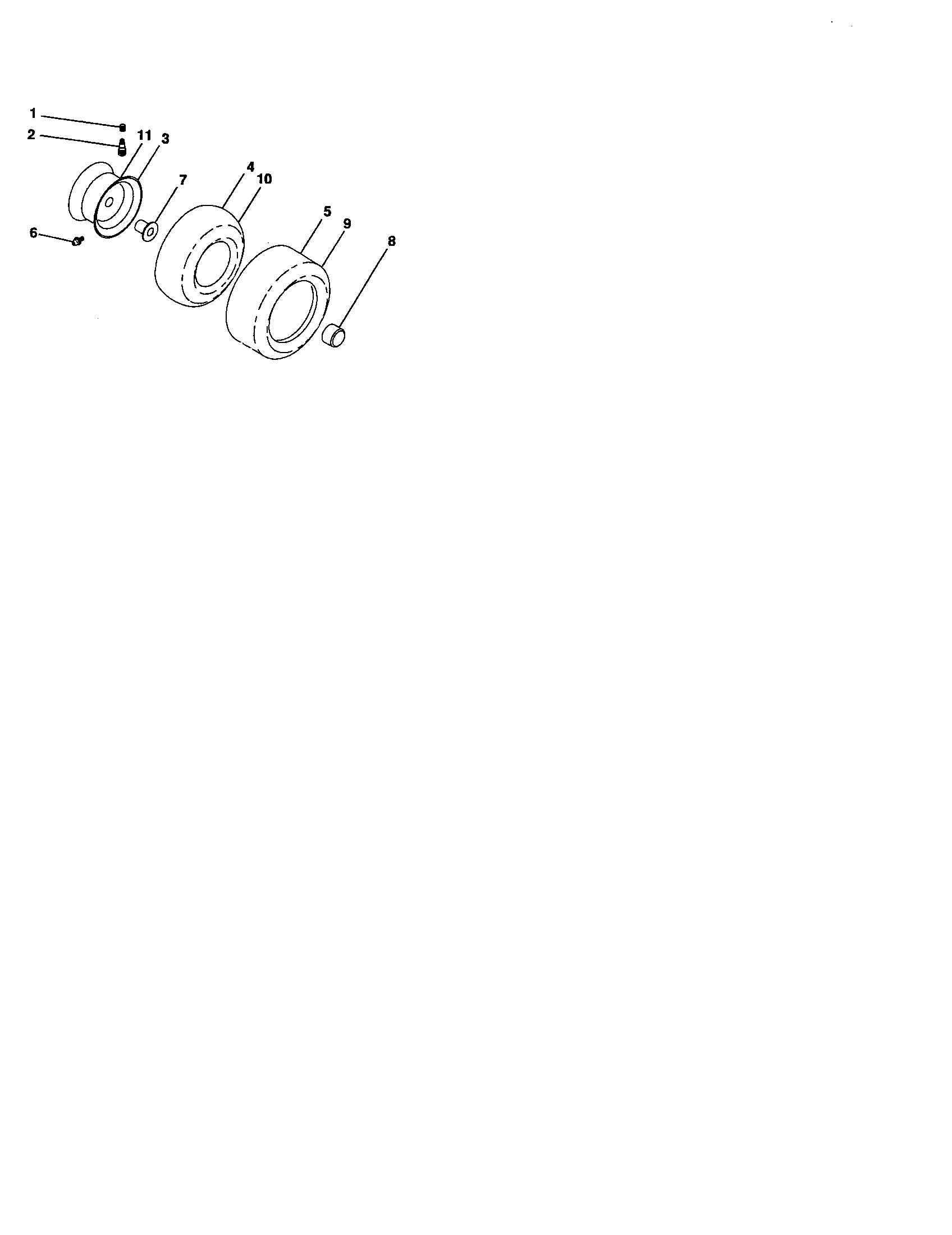 Craftsman 917276600 wheels and tires diagram