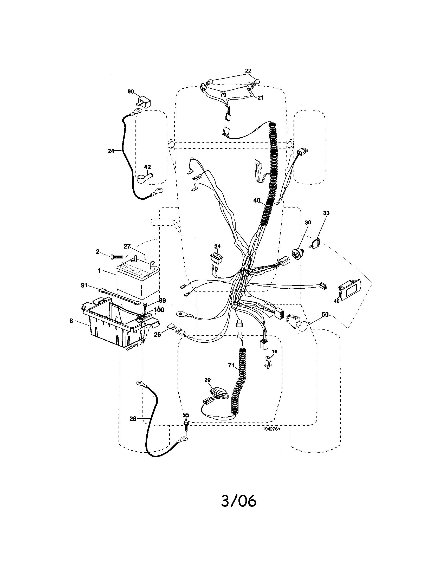 Craftsman 917276884 electrical diagram