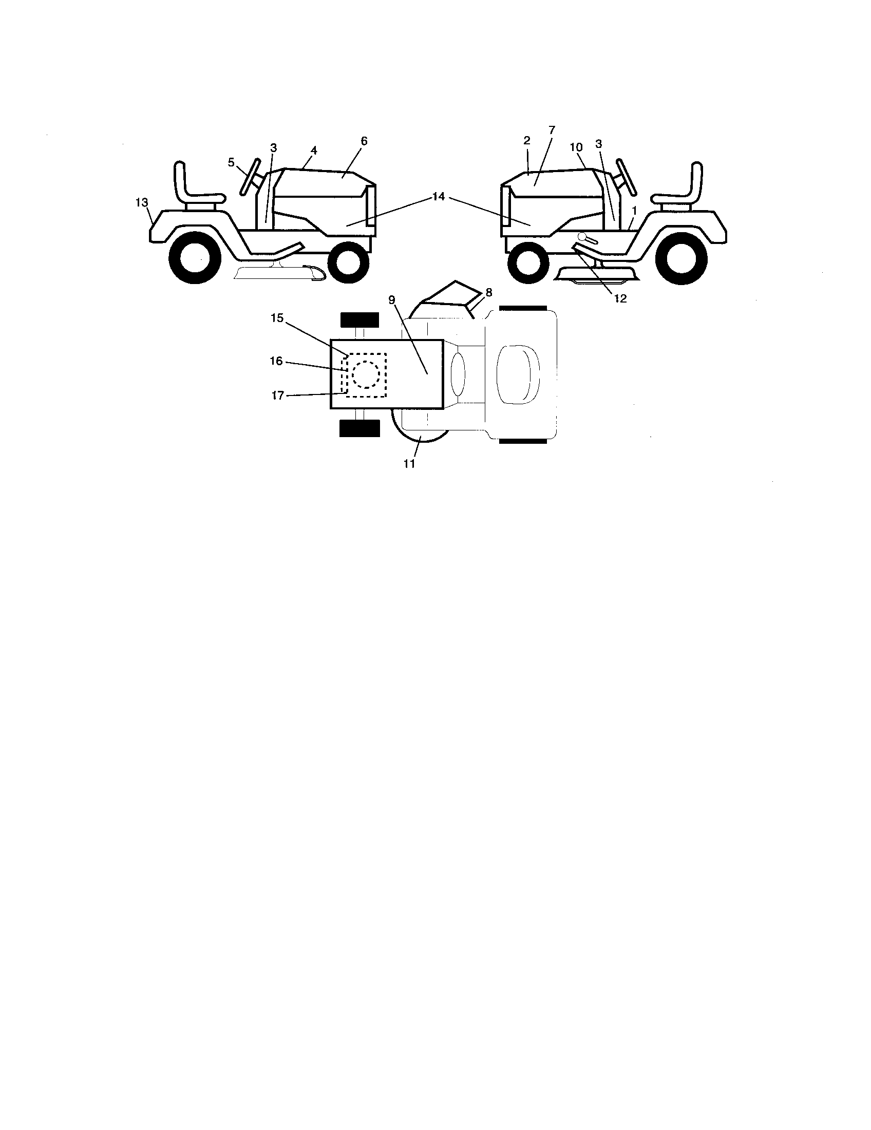 Craftsman 917276884 decals diagram