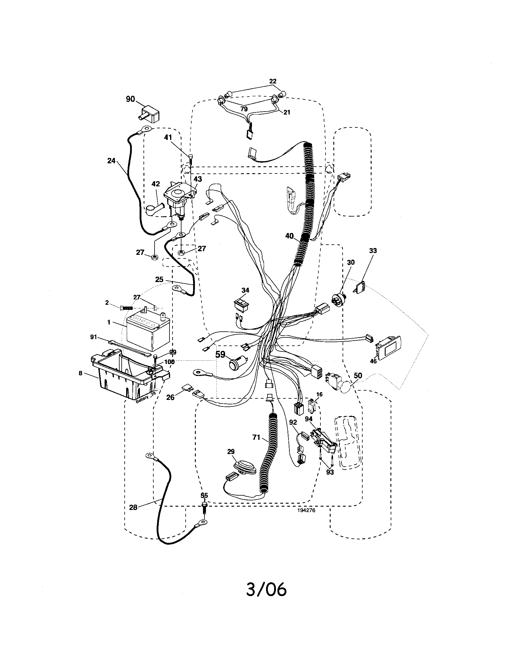 Craftsman 917276910 electrical diagram