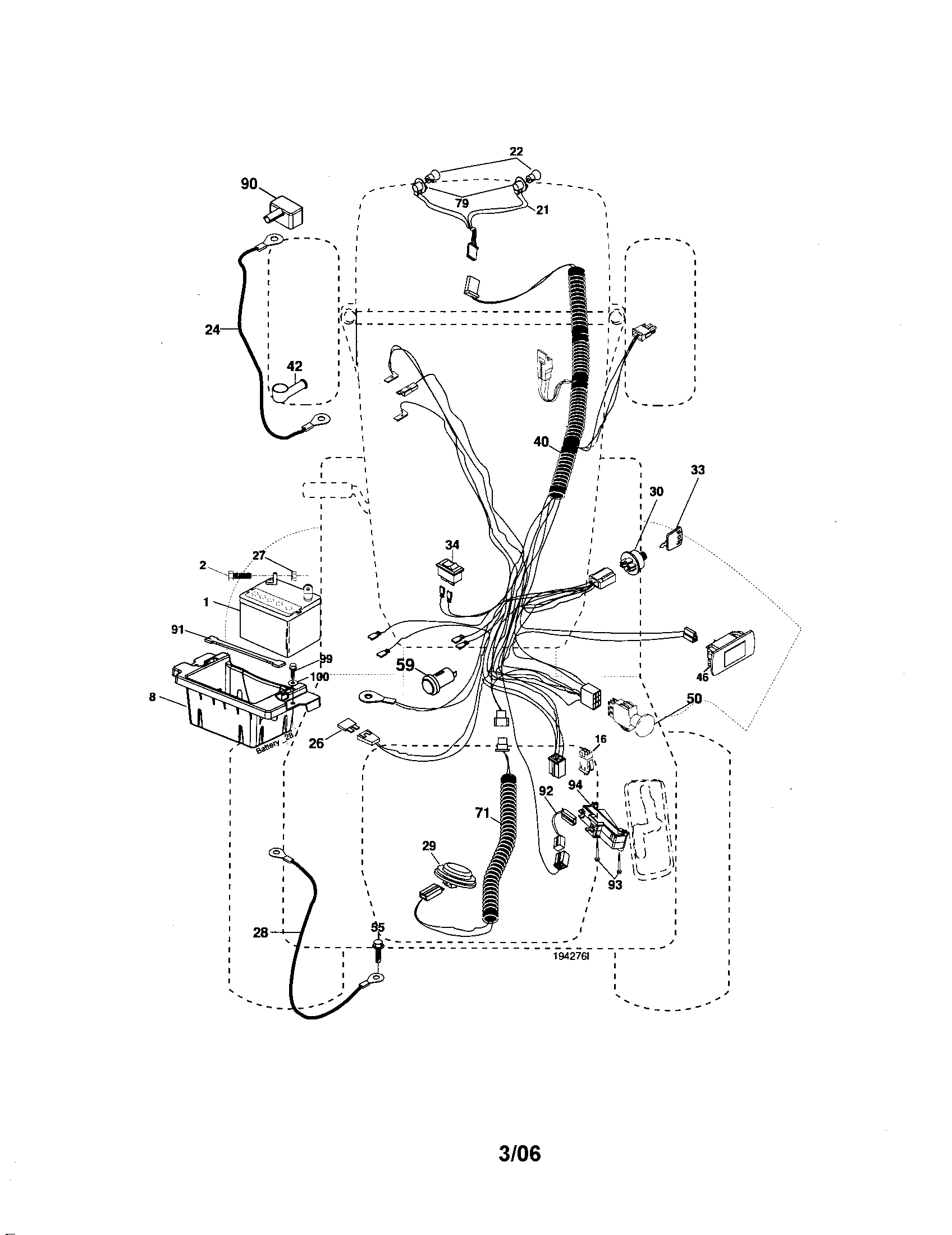 Craftsman 917276911 electrical diagram