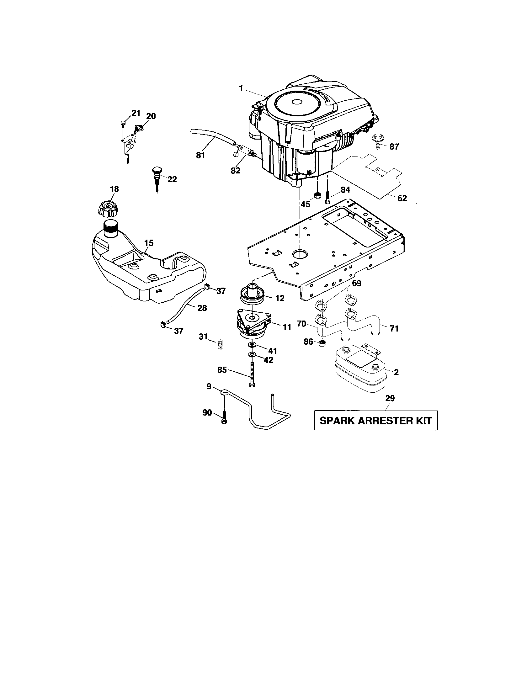 Craftsman 917276911 engine diagram