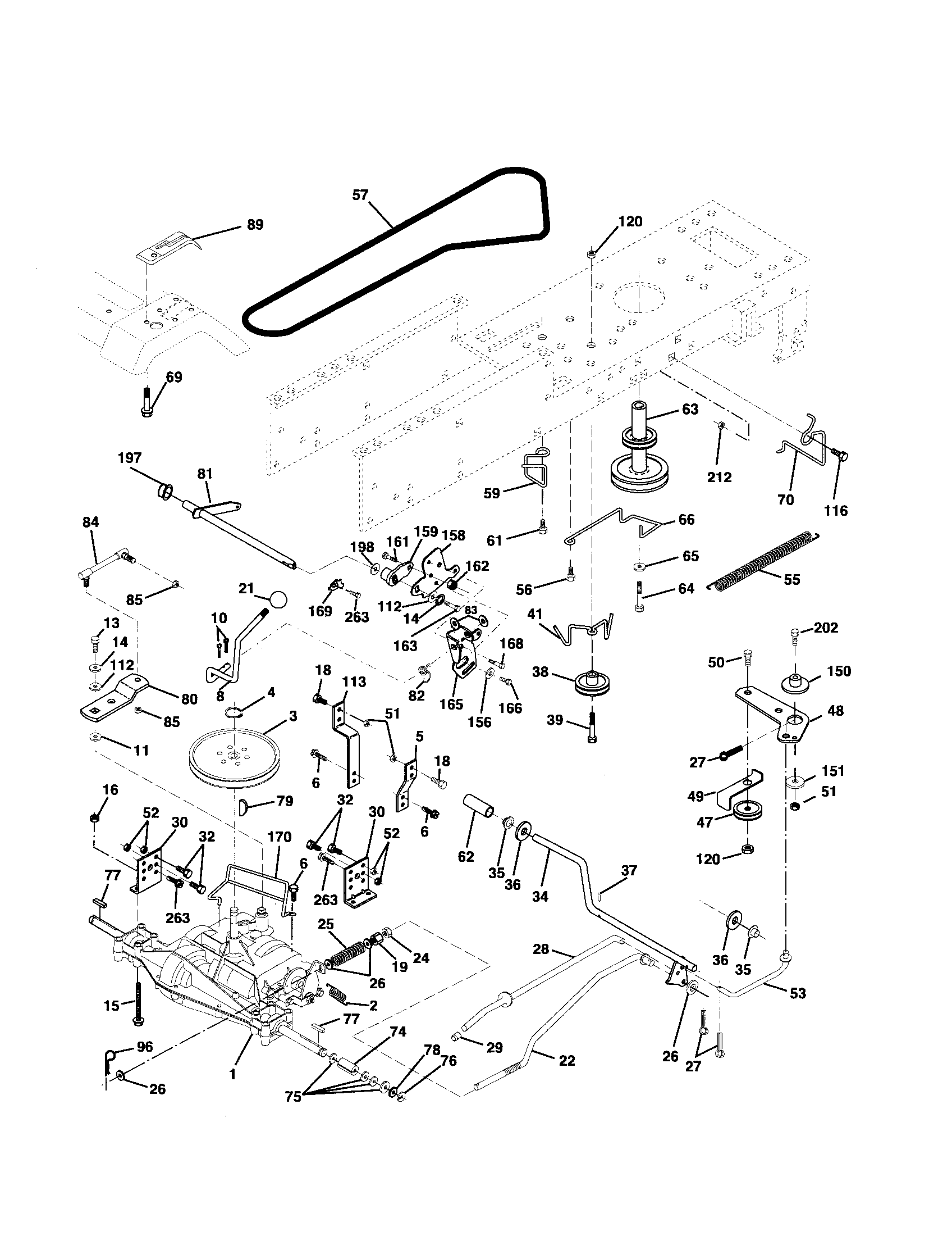 Weed Eater 96016001400 drive diagram