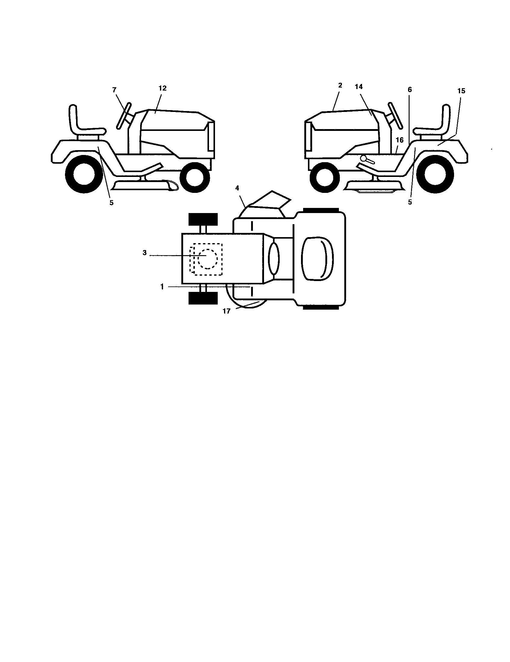 Weed Eater 96016001400 decals diagram