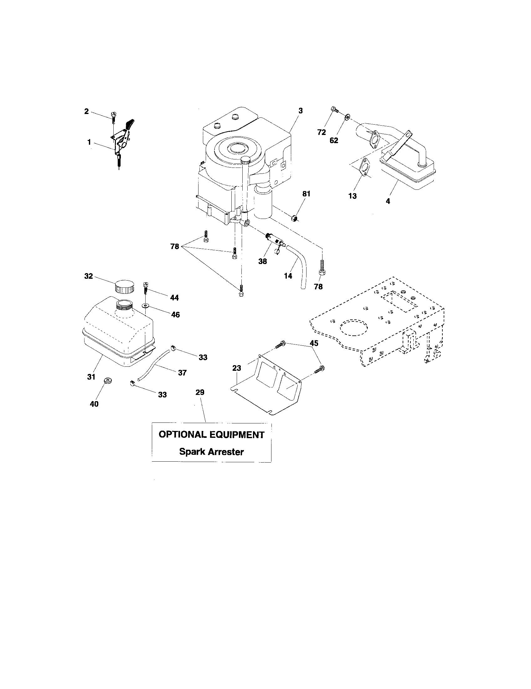 Southern States 96012005500 engine diagram