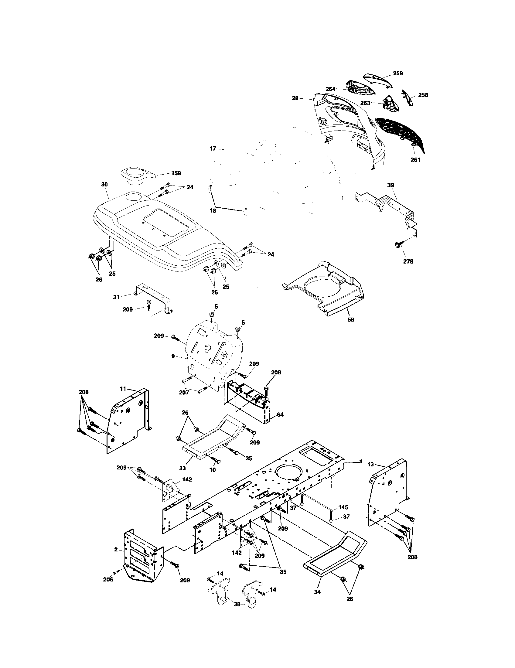Southern States SO19H42LT chassis diagram