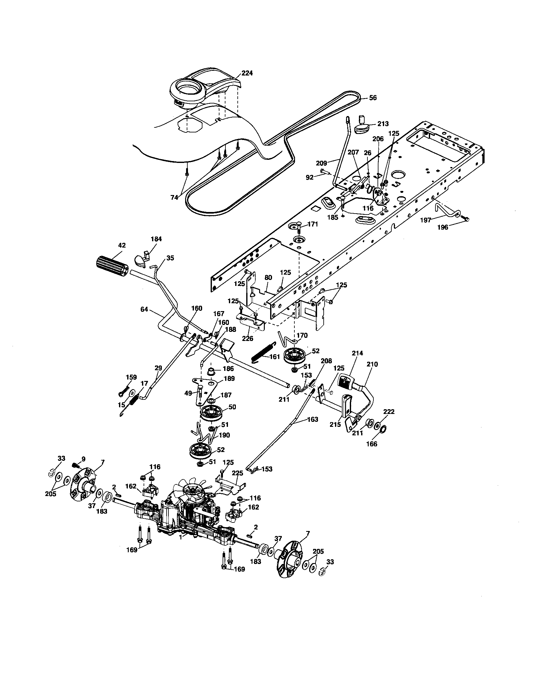 Southern States 96042001301 drive diagram