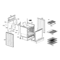 Bosch HGS445UC/01 inside cabinet diagram