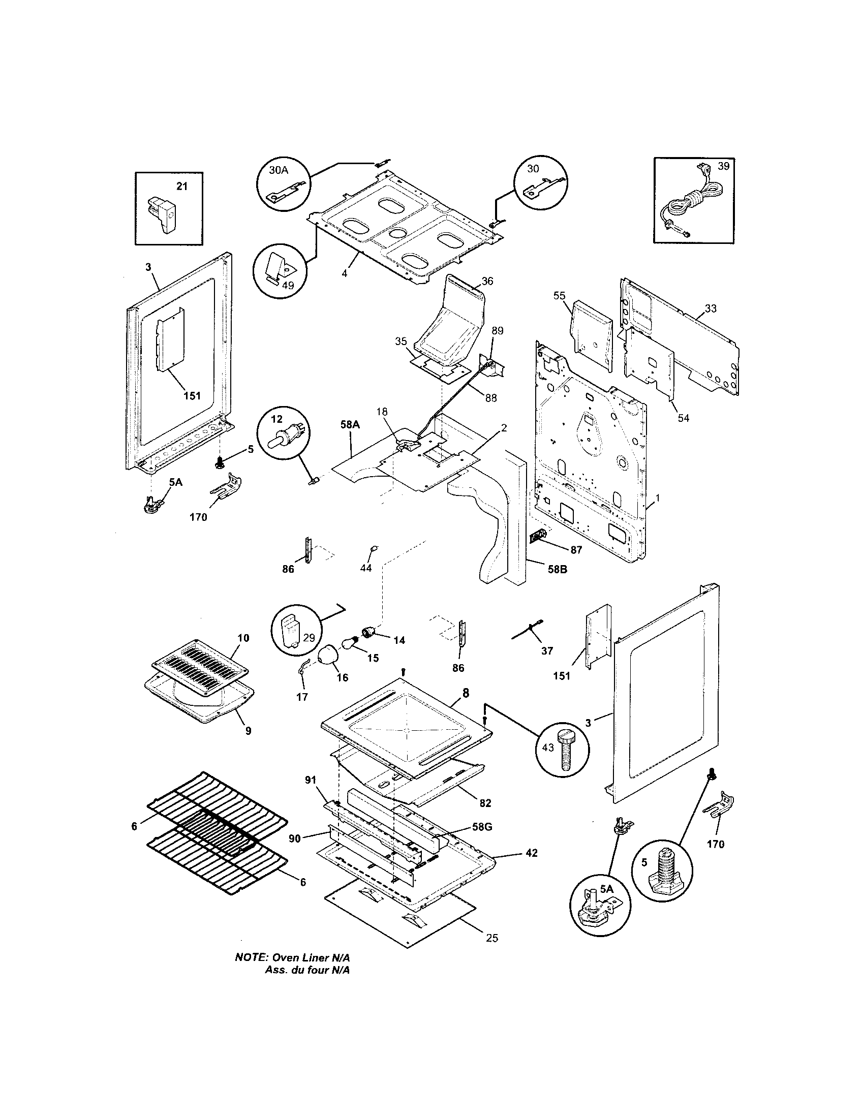 Kenmore 79078804502 body diagram