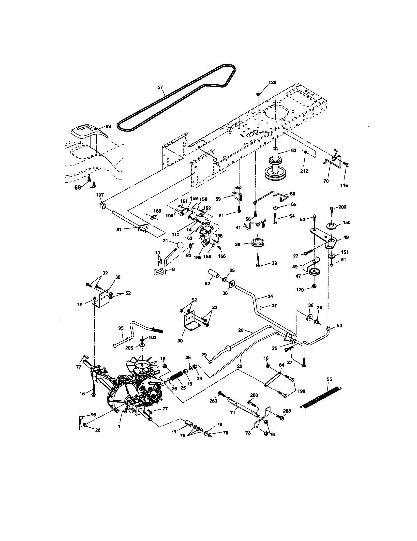 Craftsman 917276780 ground drive diagram