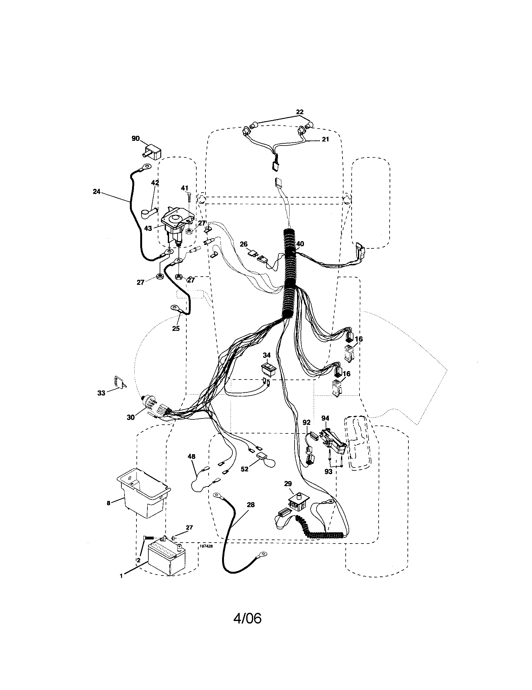 Craftsman 917276412 electrical diagram