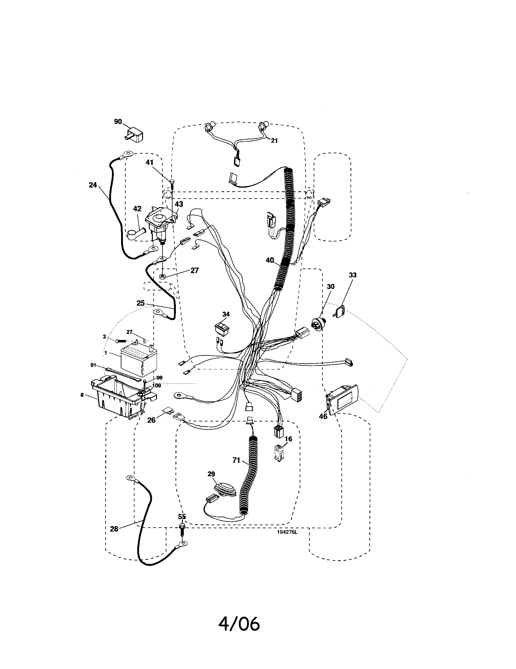 Craftsman 917276681 electrical diagram