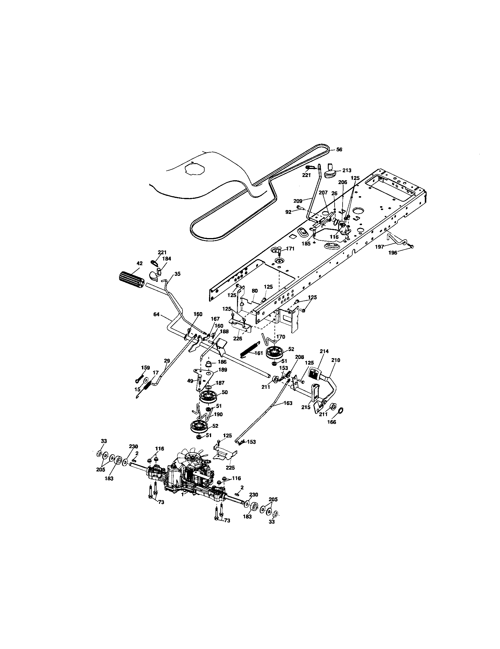 Craftsman 917276701 ground drive diagram