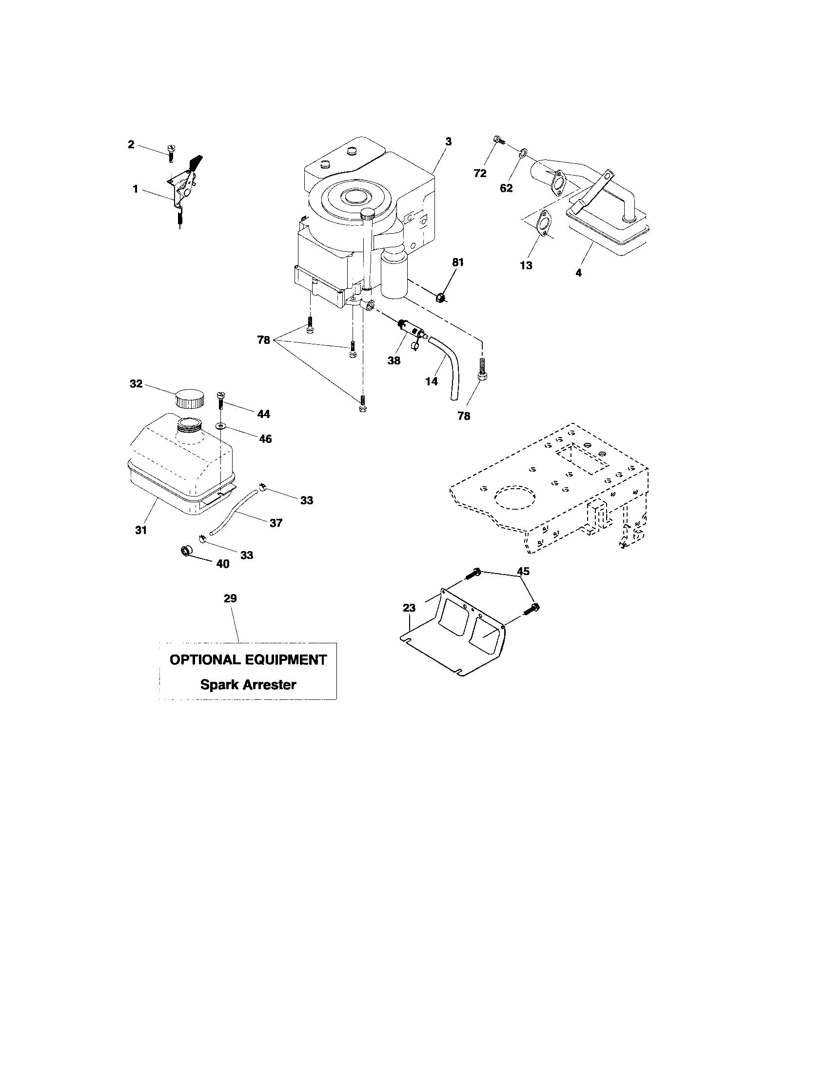 Craftsman 917276781 engine diagram