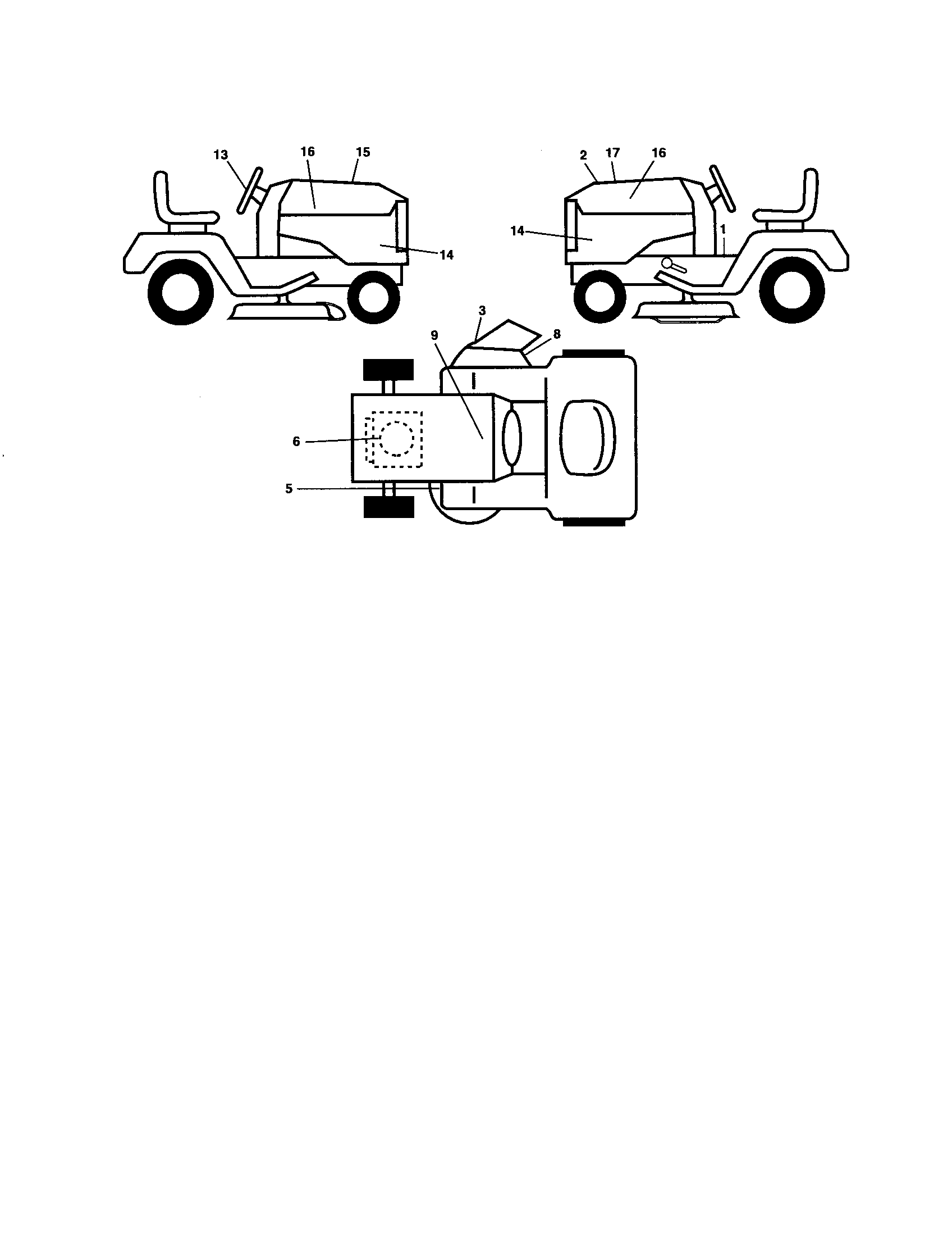 Husqvarna 917279220 decals diagram