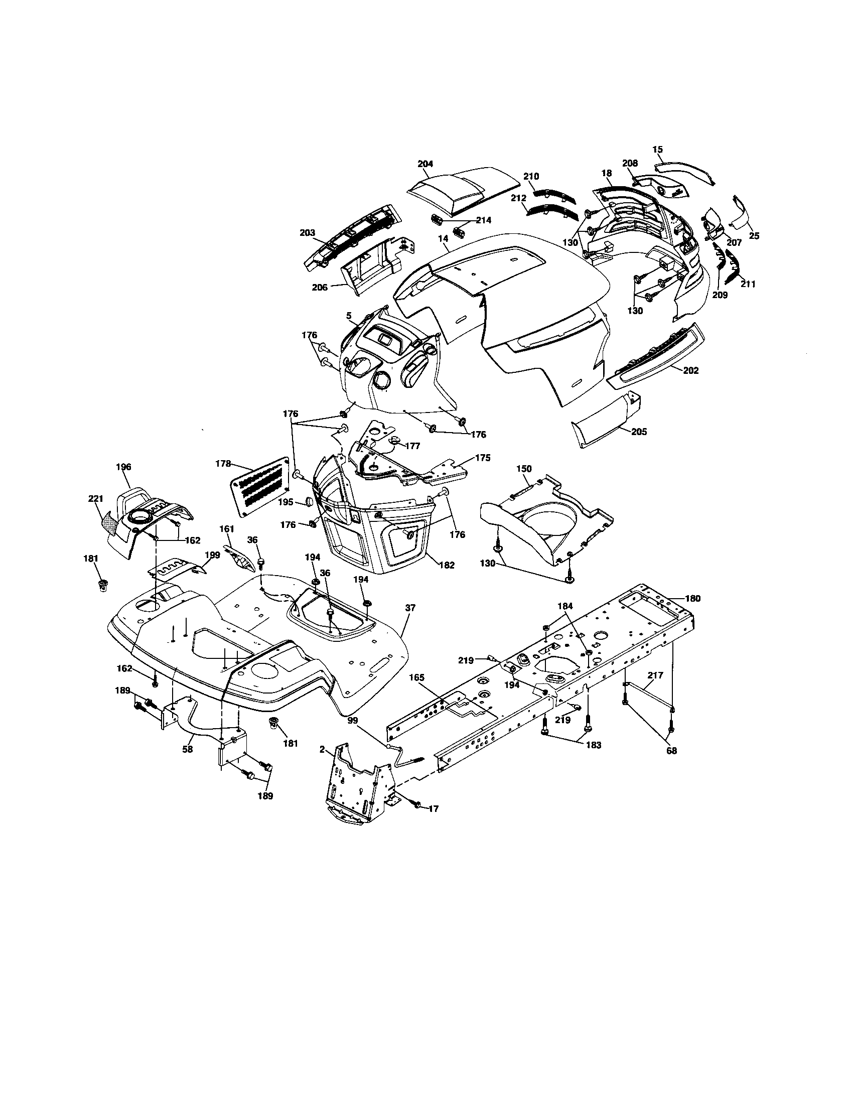 Husqvarna 917279240 chassis diagram