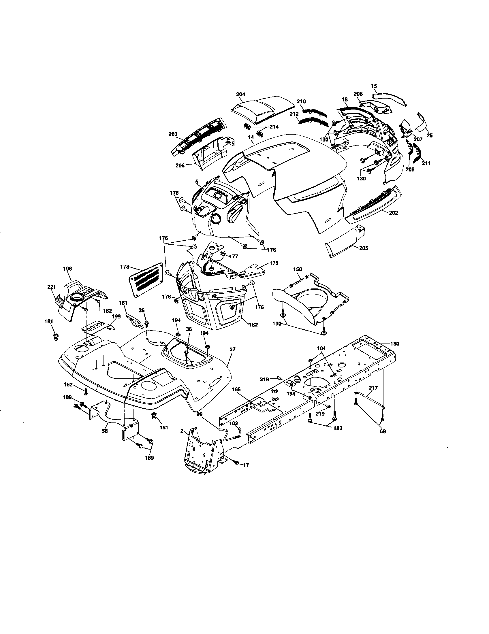 Husqvarna 917279241 chassis diagram