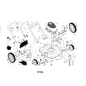Craftsman 917385391 rotary mower diagram