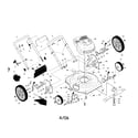 Weed Eater 96114000402 rotary mower diagram