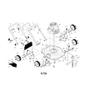 Weed Eater 96116000300 rotary mower diagram