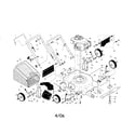 Poulan PR55N21C rotary mower diagram