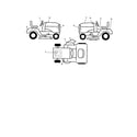 Poulan 96012005300 decals diagram