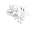 Poulan PB22H42YT seat assembly diagram