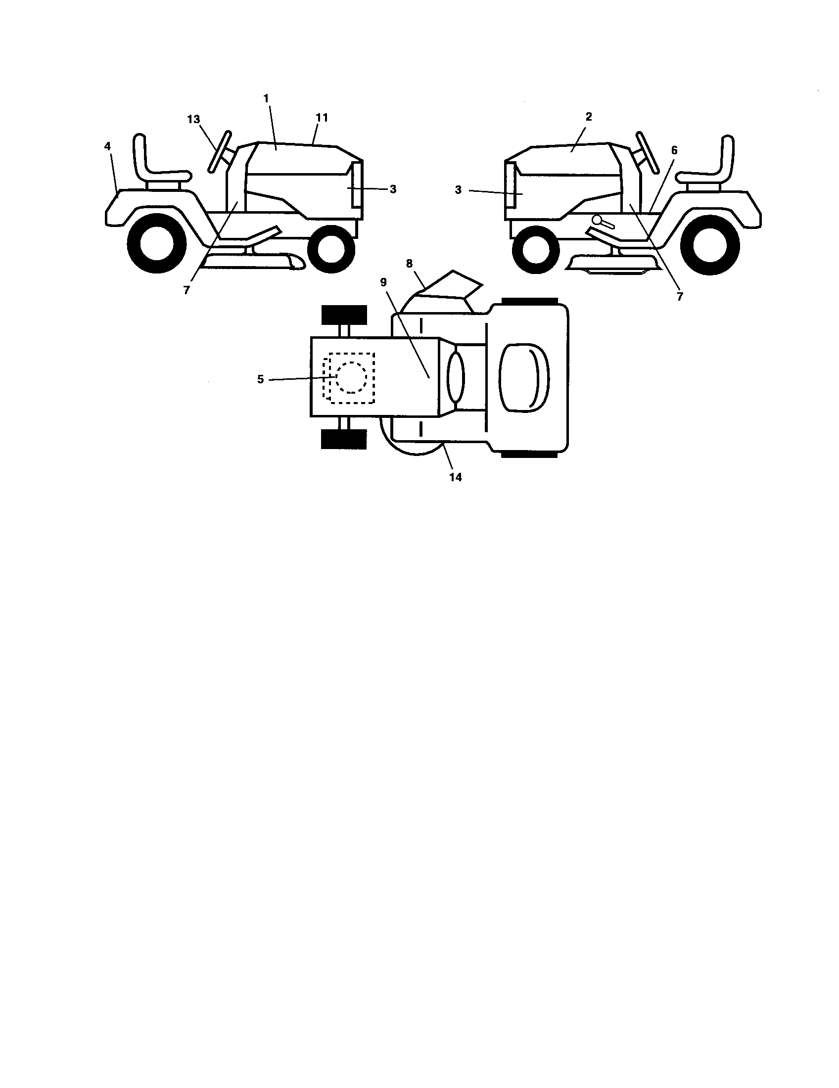 Poulan 96042002700 decals diagram