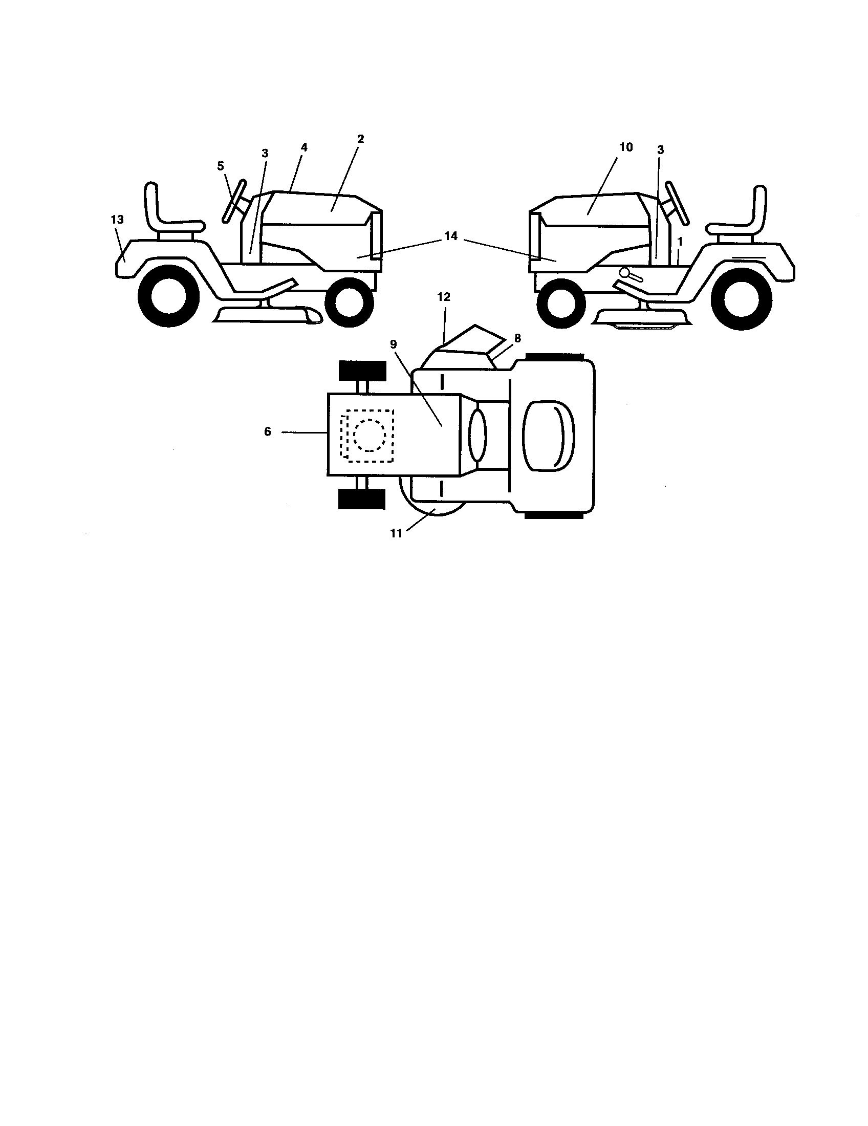 Poulan PBGT22H48 decals diagram