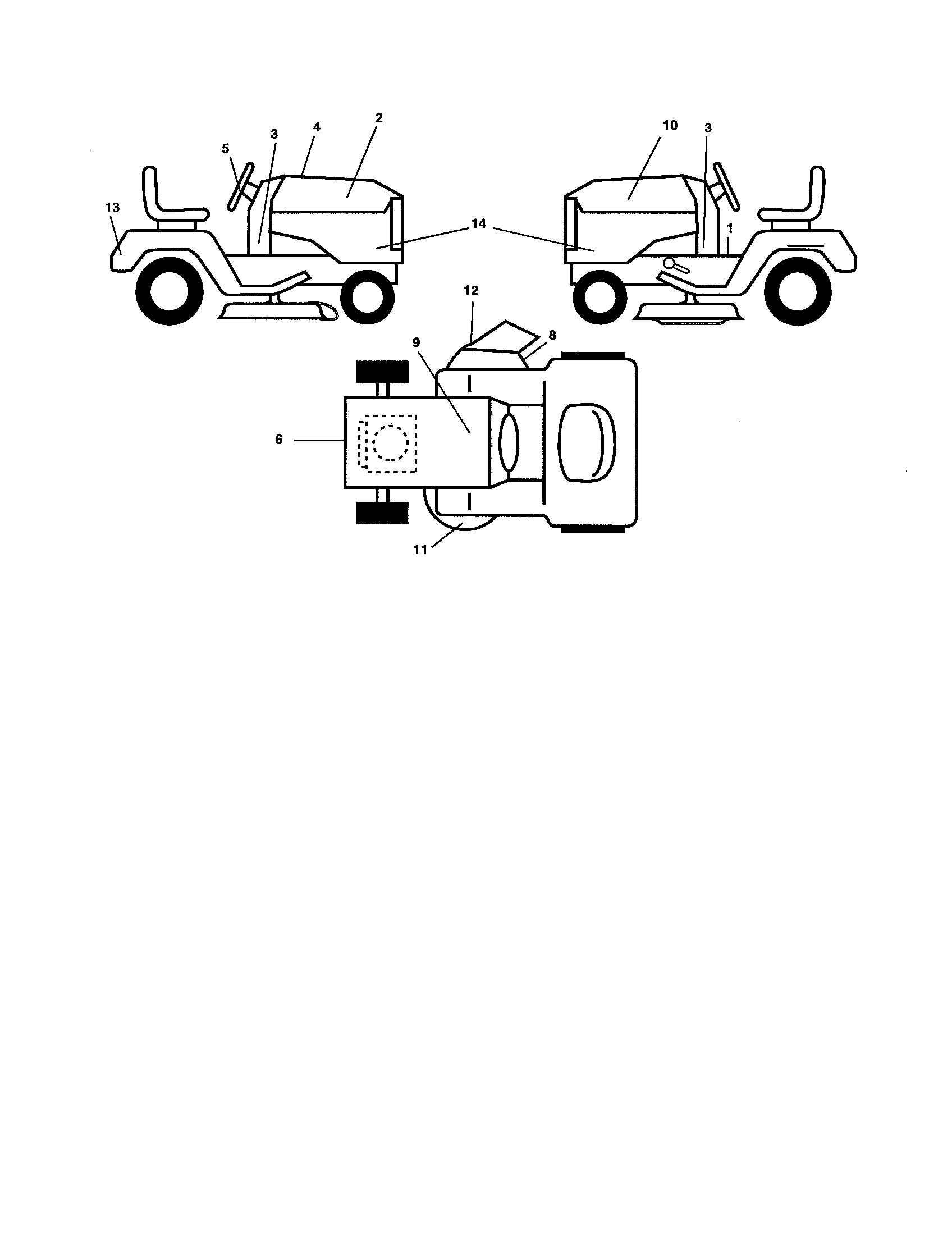 Poulan 96042000700 decals diagram