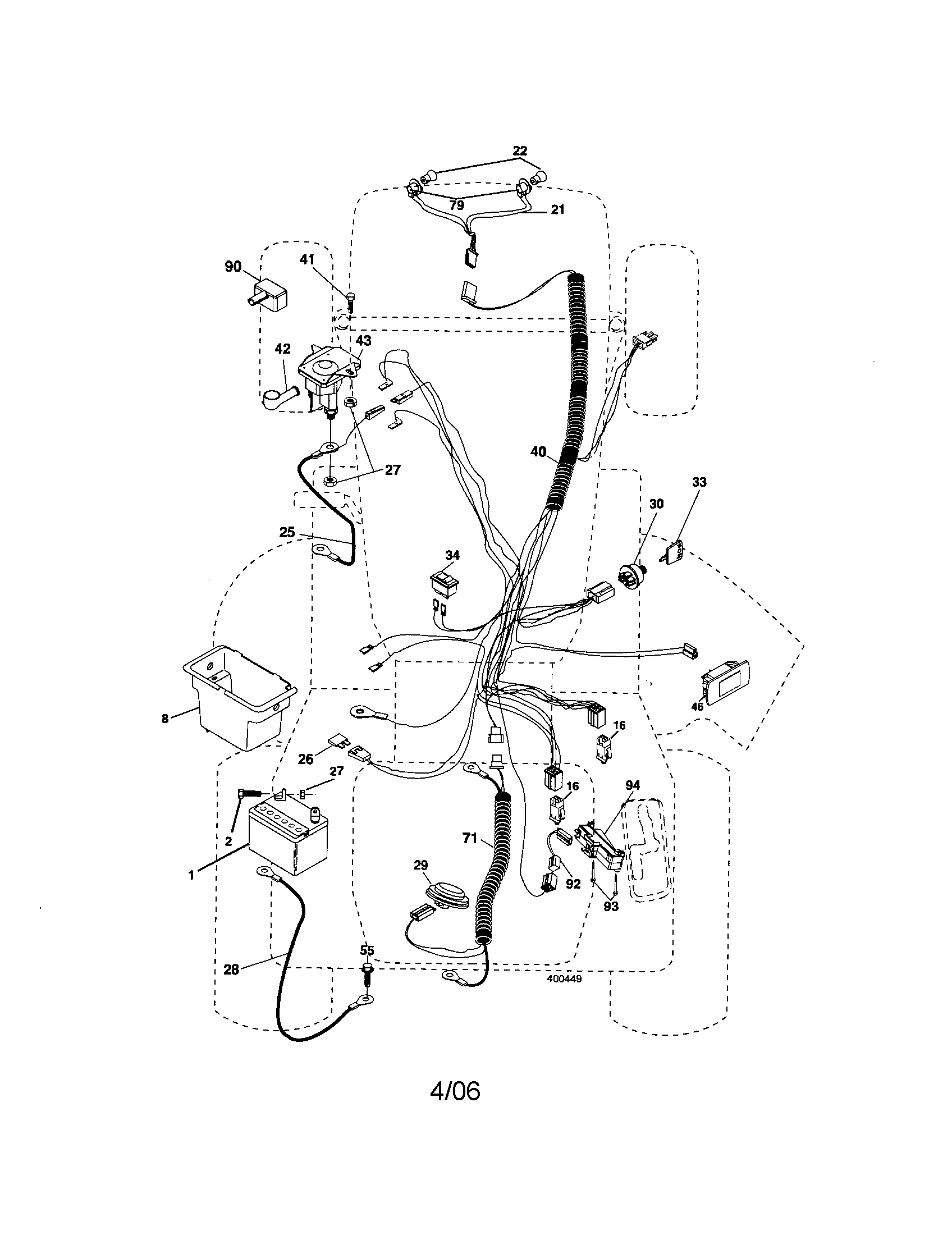 Craftsman 917276641 electrical diagram