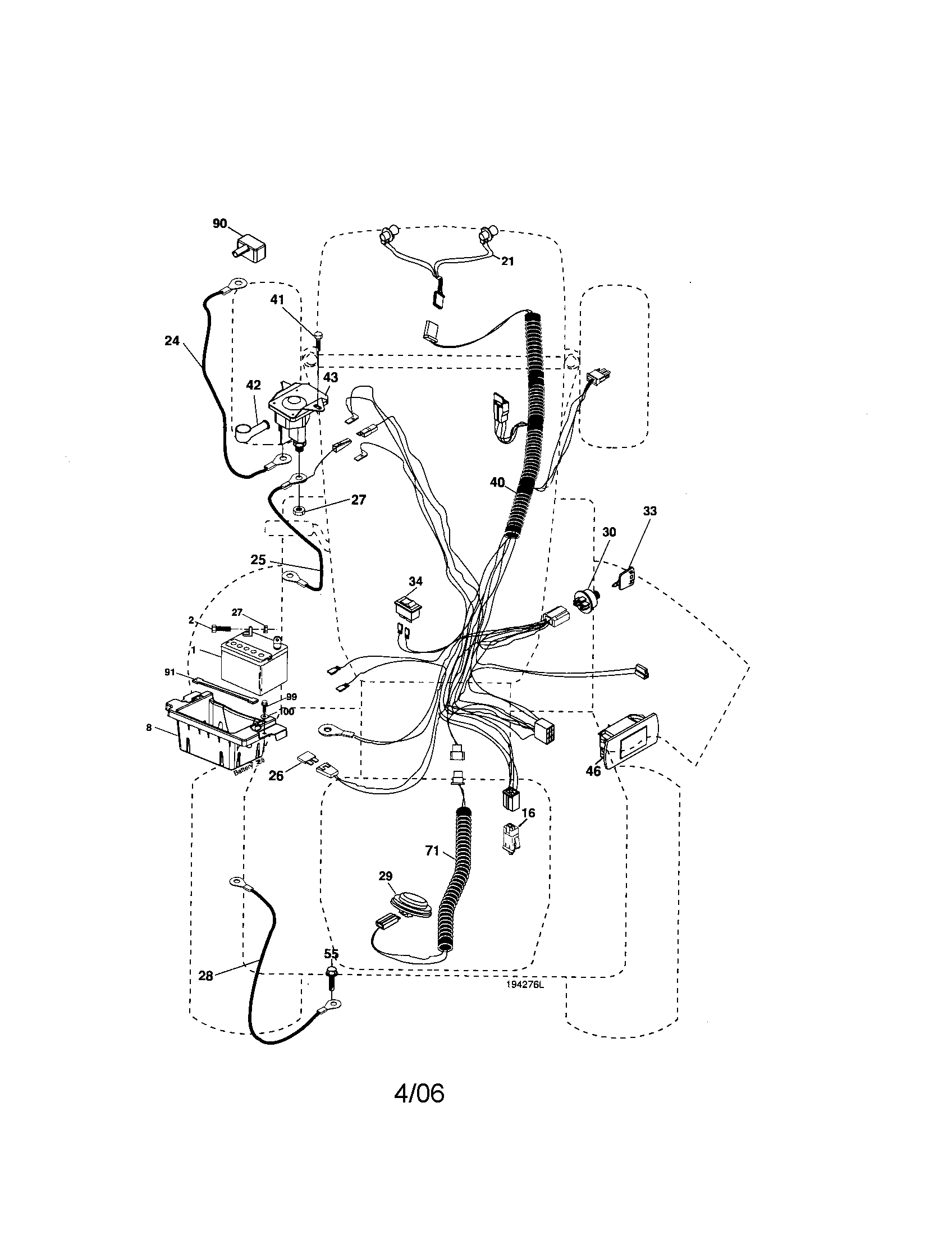 Craftsman 917276683 electrical diagram