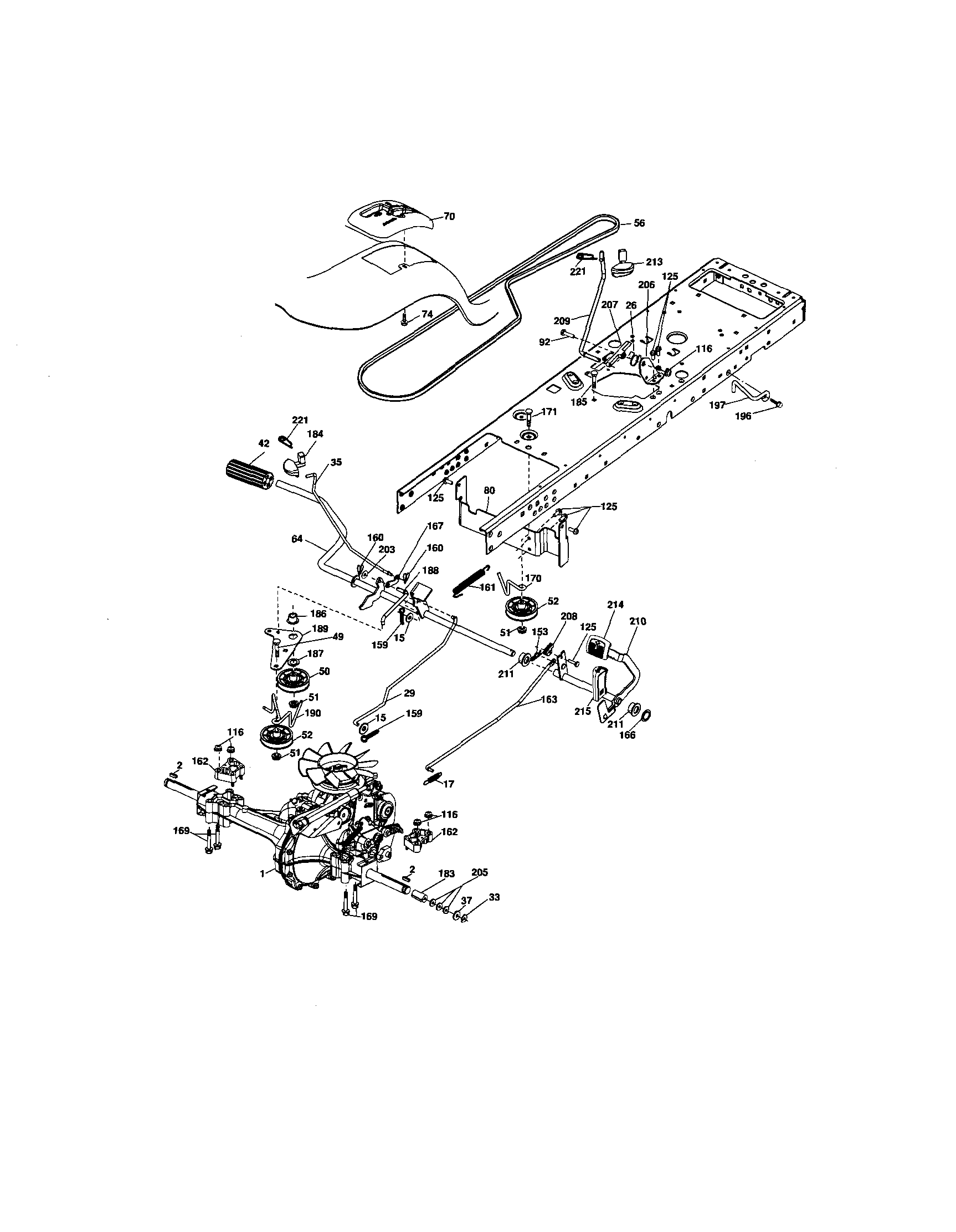 Craftsman 917276801 ground drive diagram