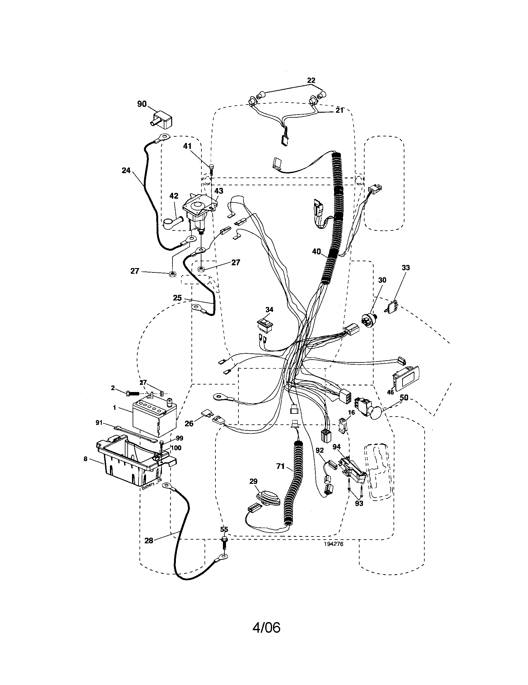Craftsman 917276901 electrical diagram