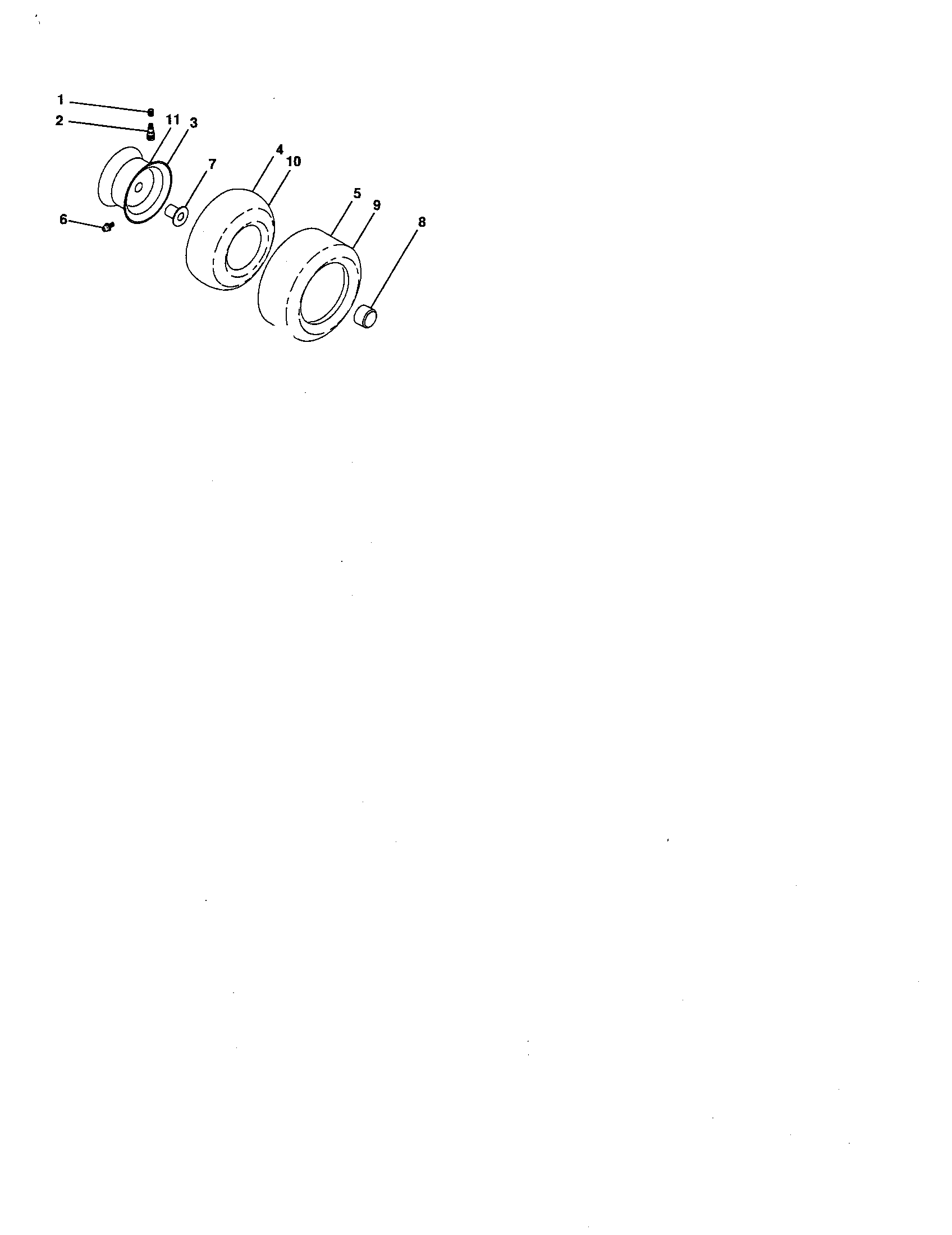 Craftsman 917276922 wheels and tires diagram