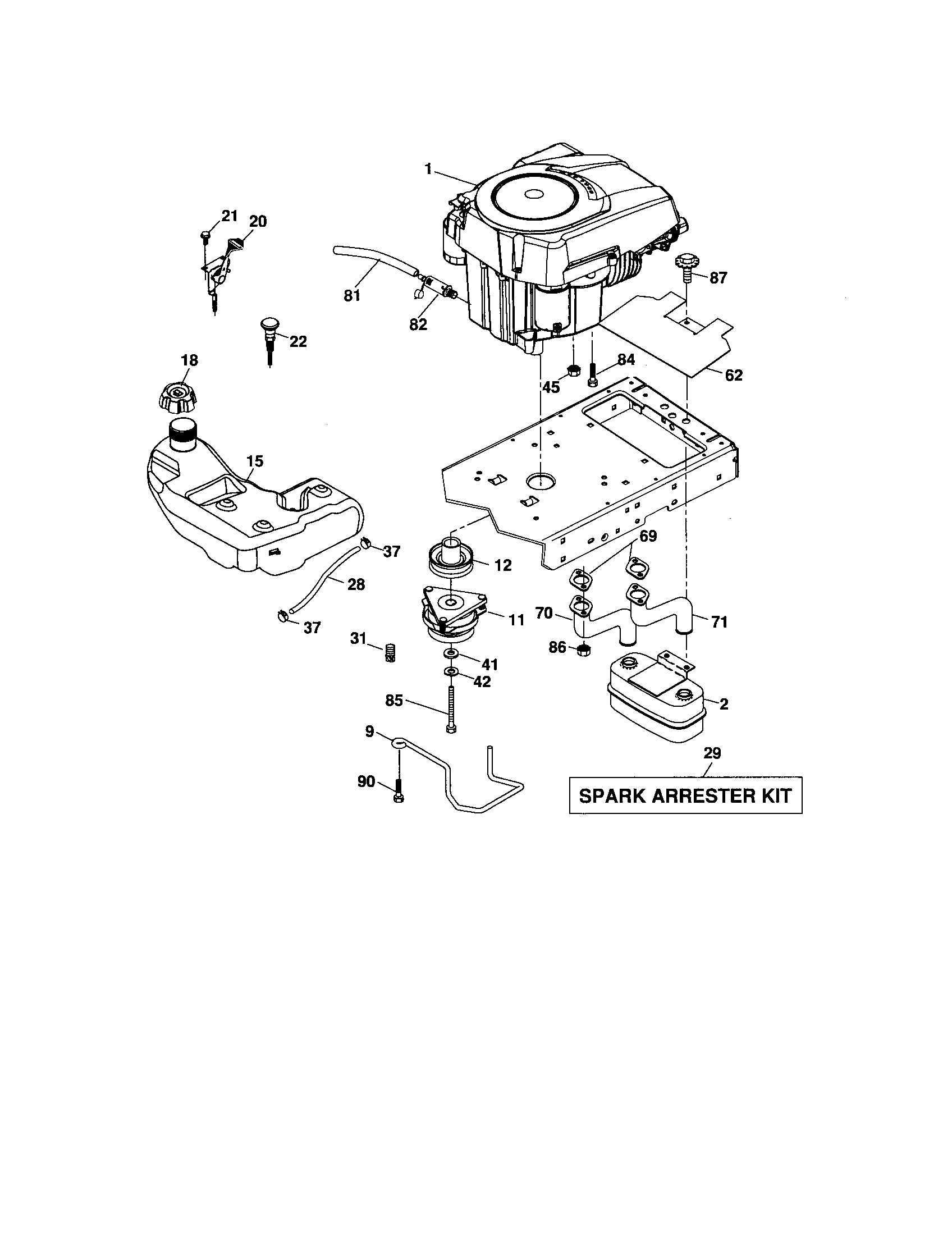 Craftsman 917276923 engine diagram