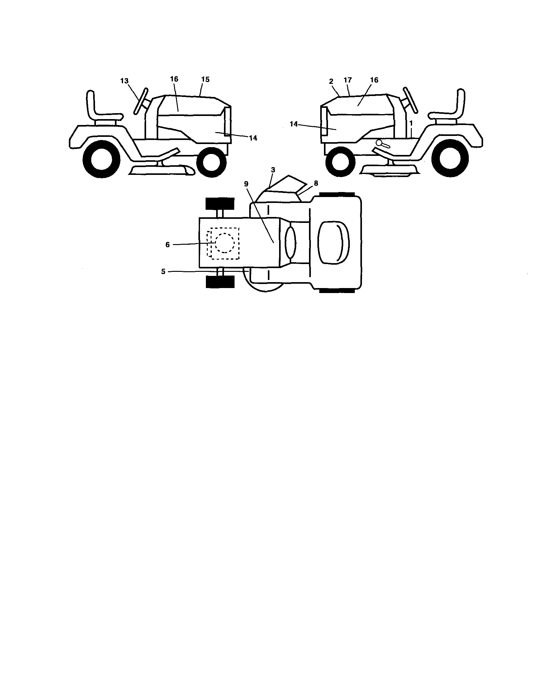 Husqvarna 917279200 decals diagram