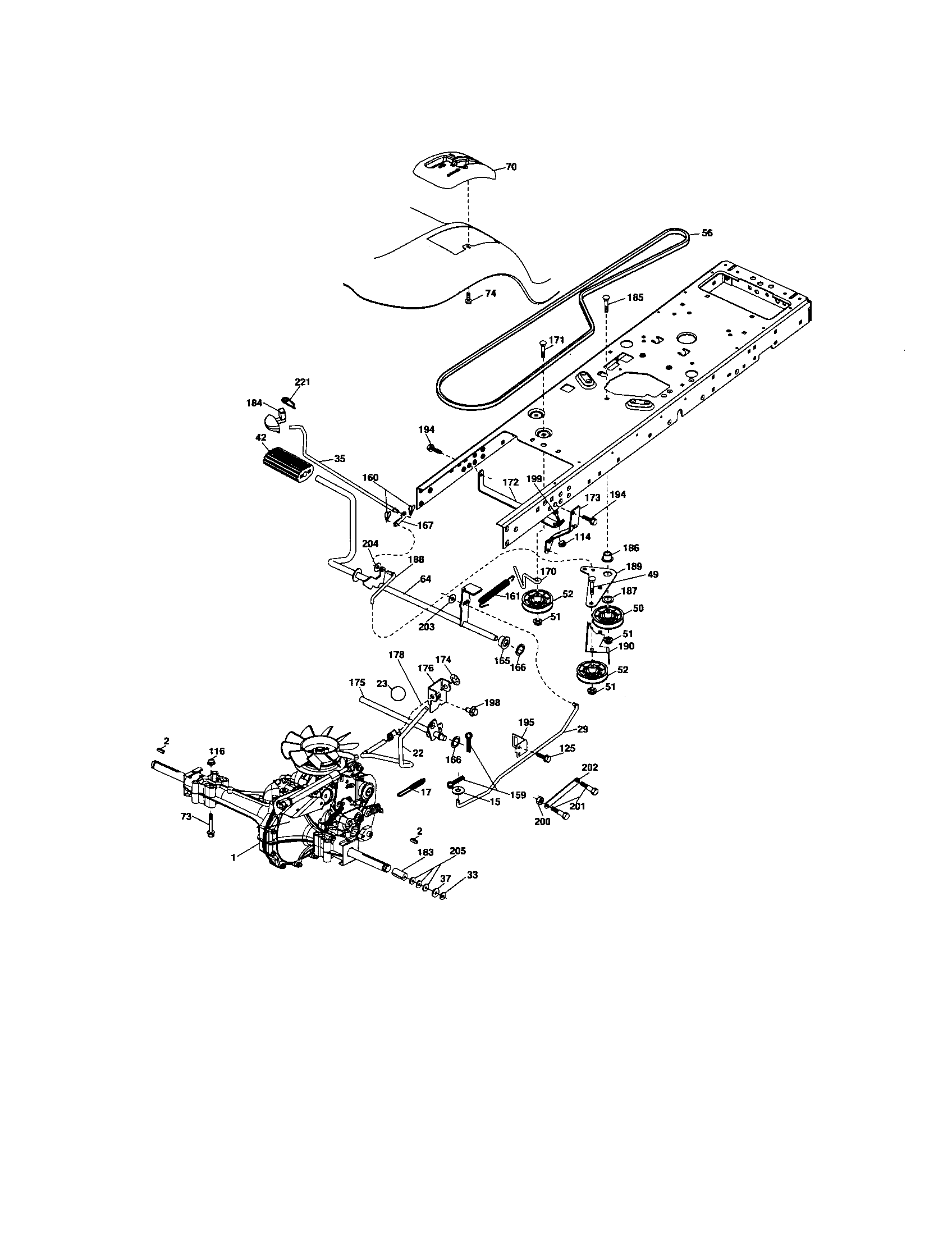 Craftsman 917276181 ground drive diagram