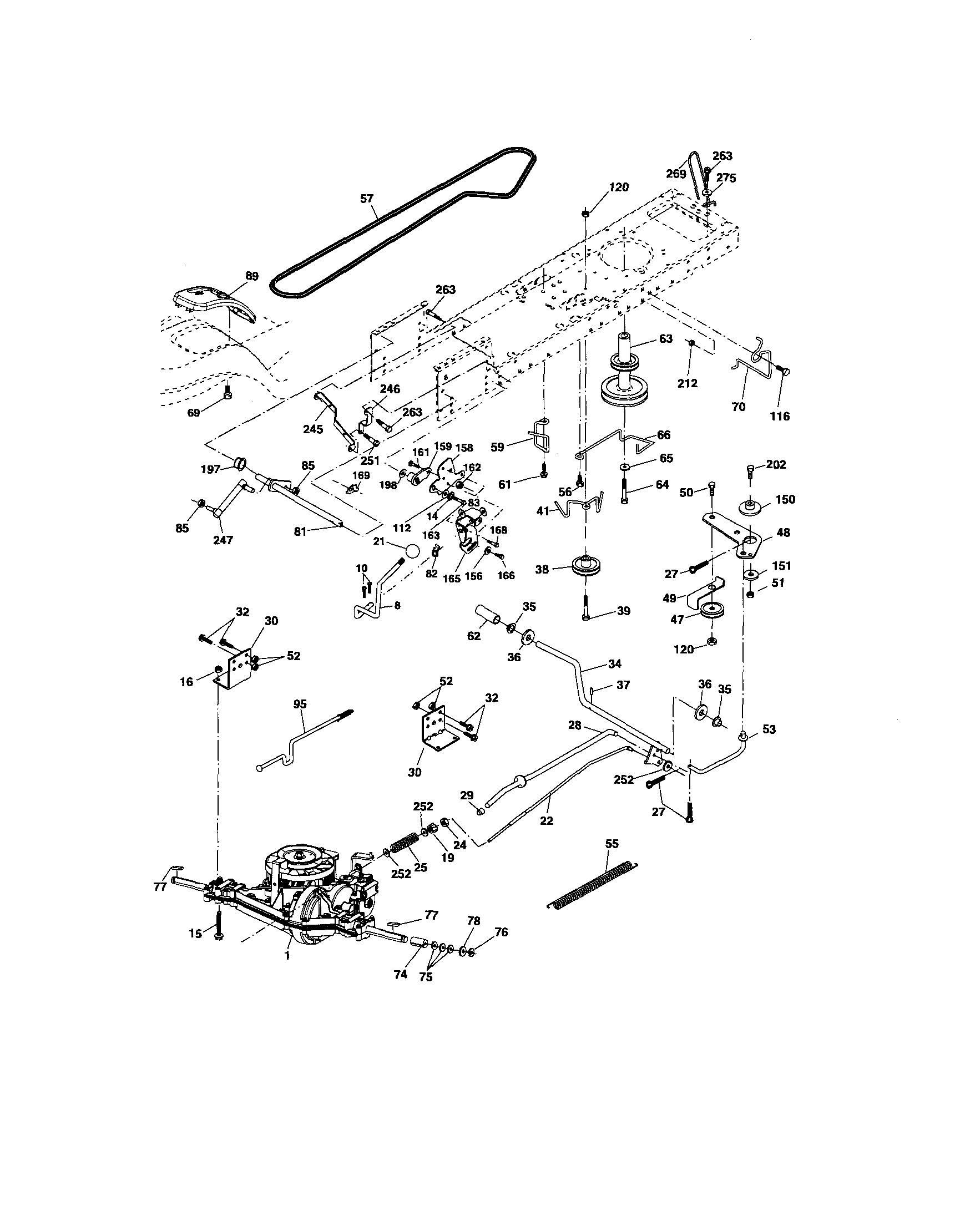 Craftsman 917276782 ground drive diagram