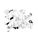 Murray 961470003 engine/housing/handle diagram