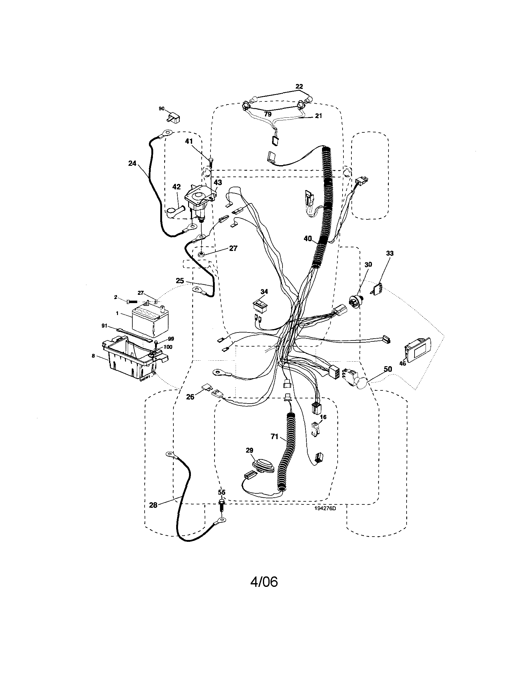 Craftsman 917276846 electrical diagram