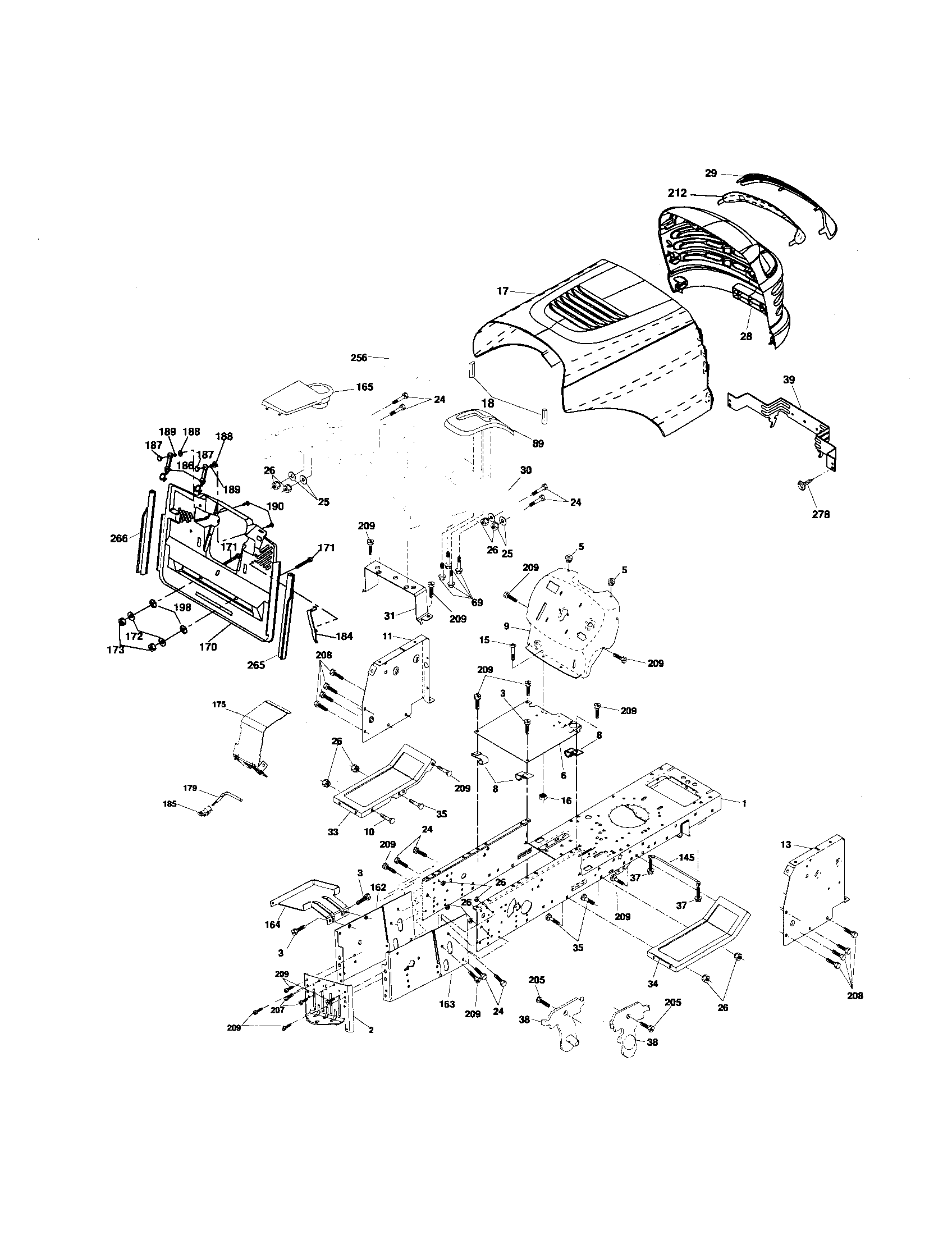 Rally 96061013000 chassis and enclosures diagram