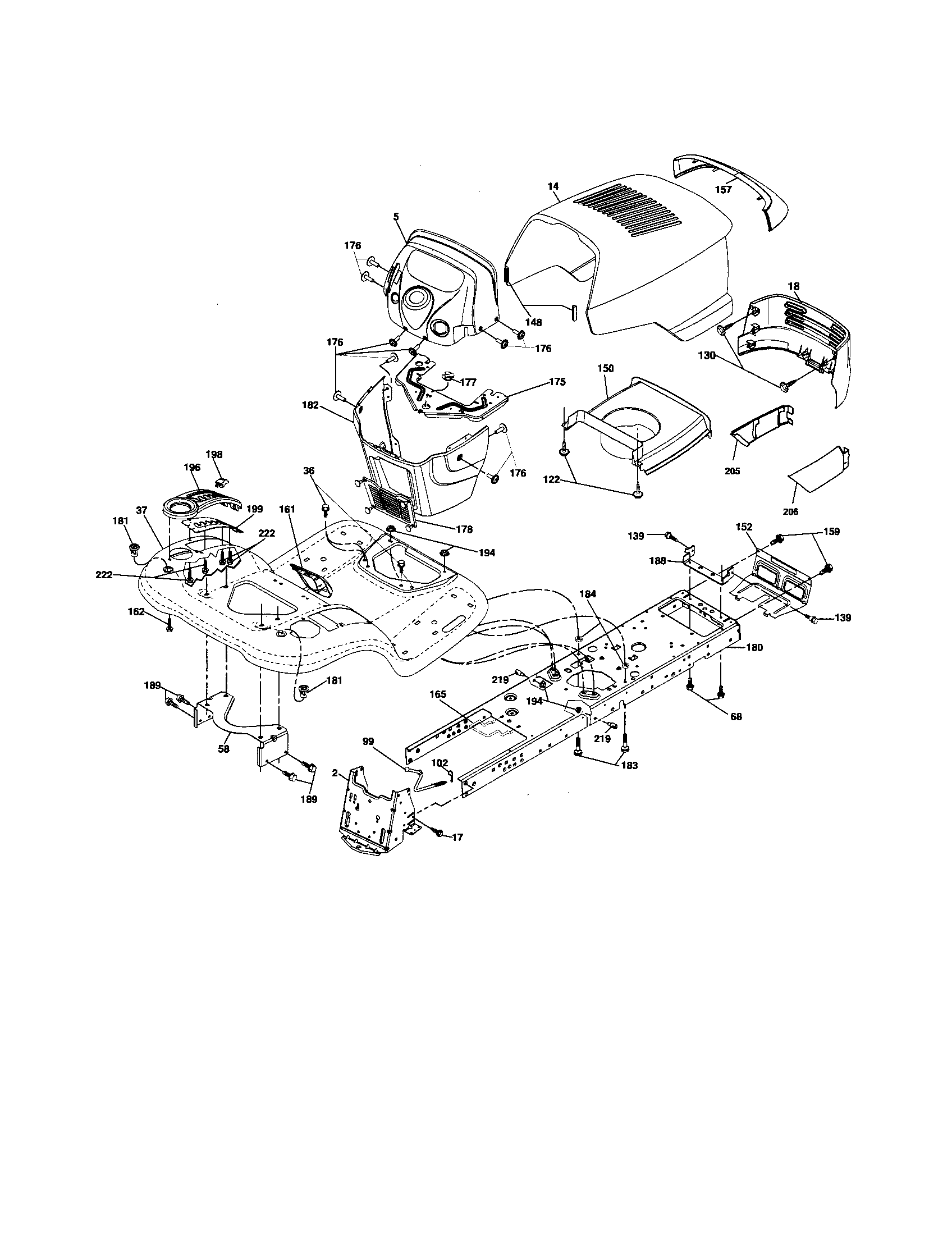 Southern States 96042001302 chassis diagram