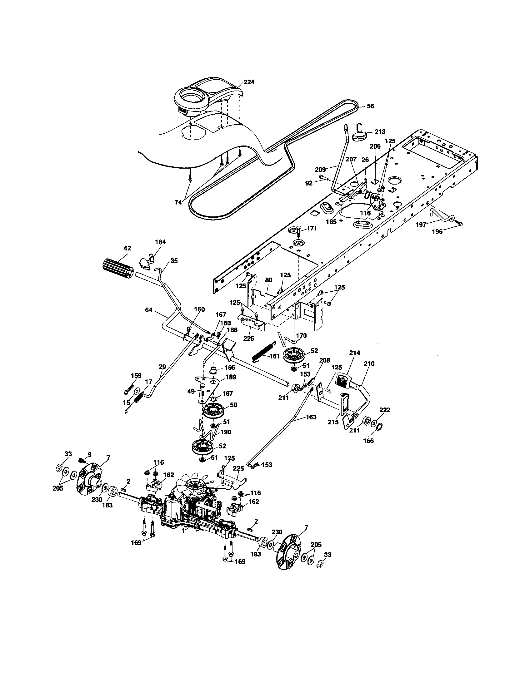 Southern States 96042001302 drive diagram