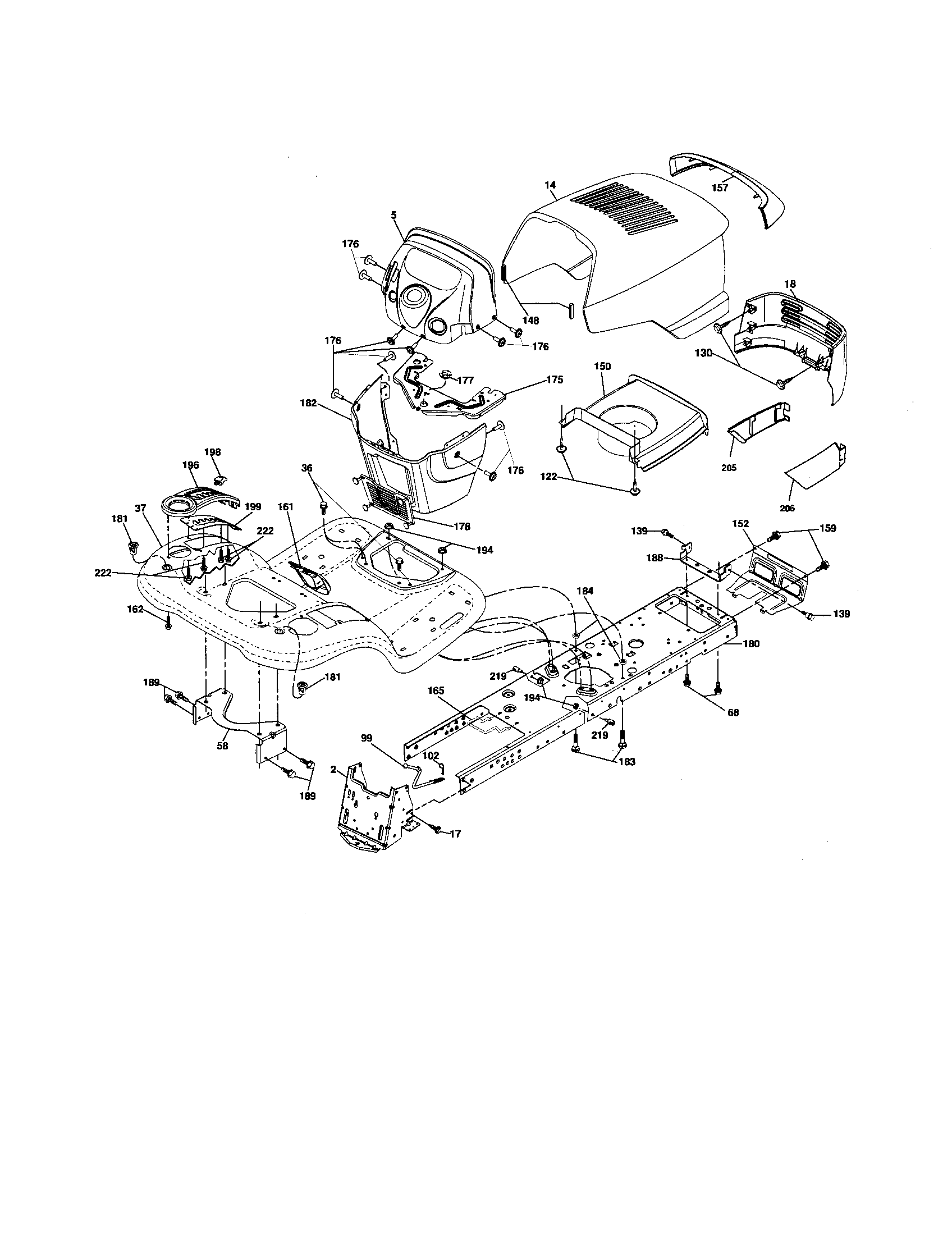 Southern States 96042001501 chassis diagram