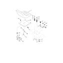 Poulan 96012001500 seat assembly diagram